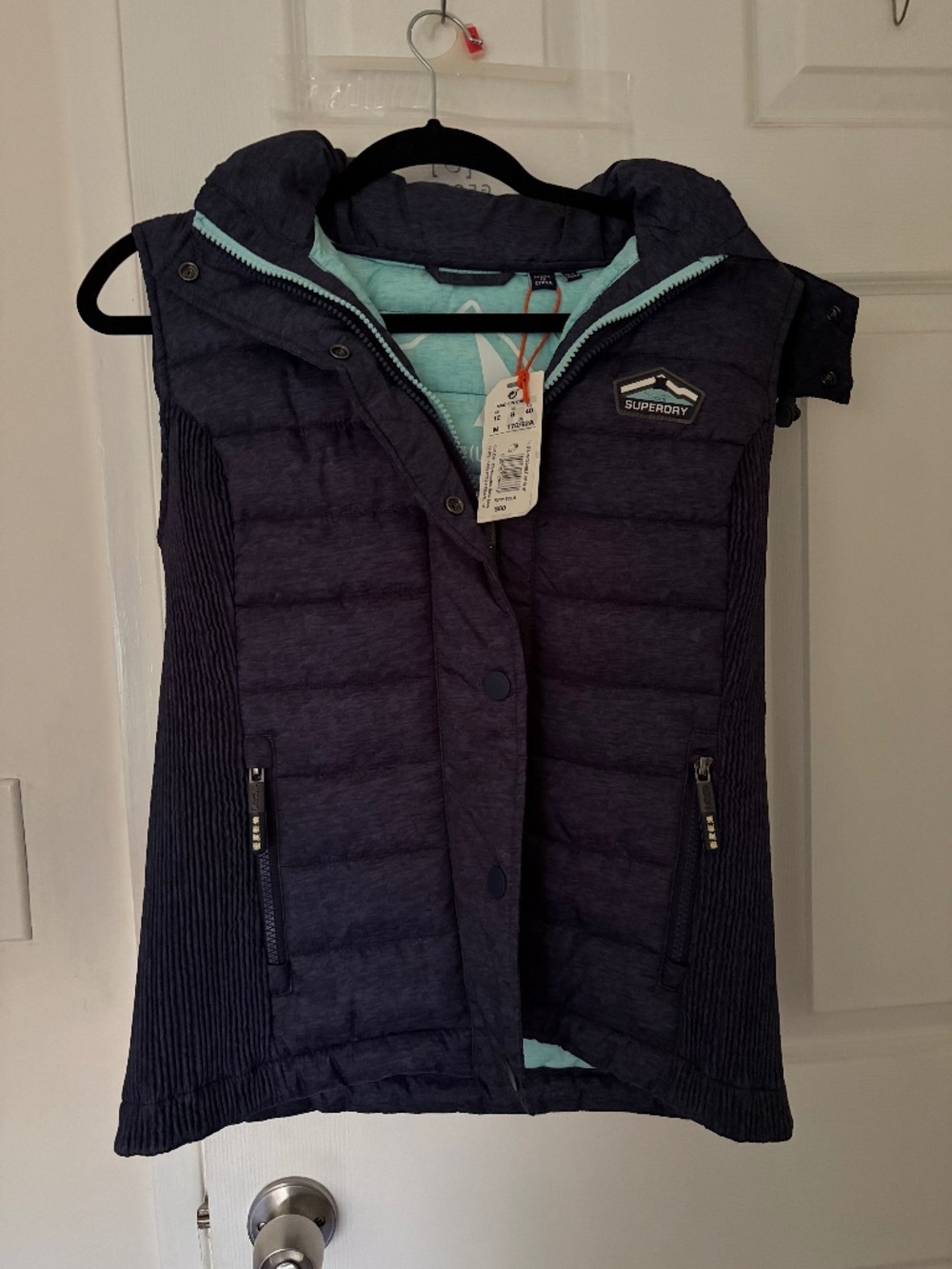 Superdry Fuji Double Zip Vest Hoodie